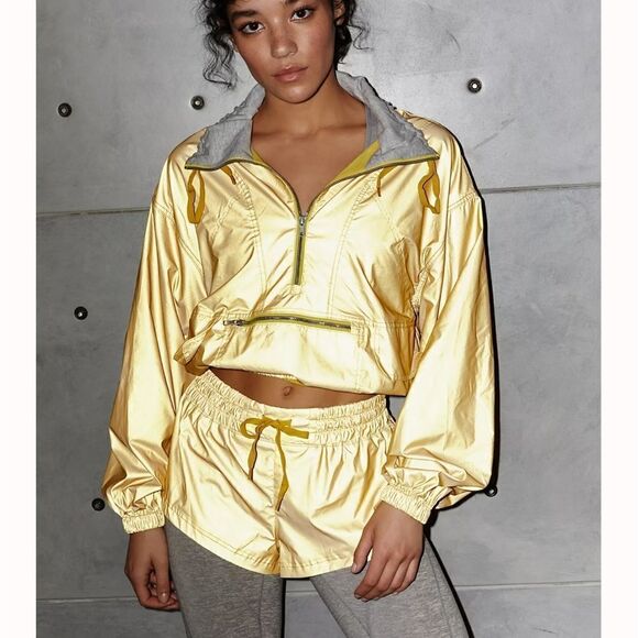 NWT Free People moonlight reflective shorts - Picture 3 of 4